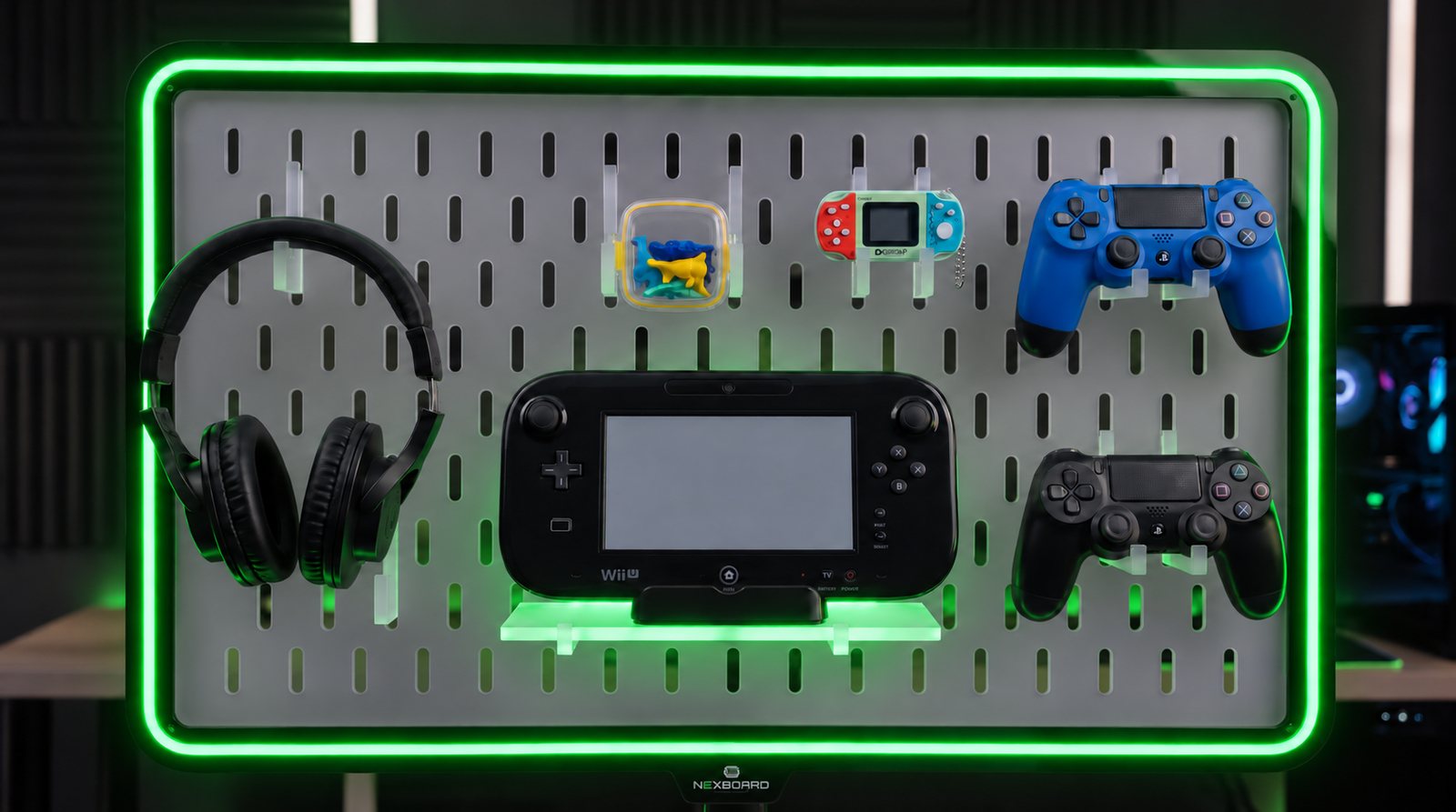 Nexboard com neon verde